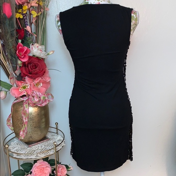 Elegant black sequined dress 🌹 - Picture 4 of 6